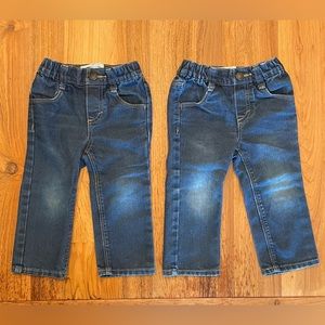 Bundle of Old Navy Pull-On Jeans for Toddler (18-24 months) - GUC